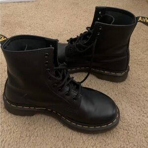 Dr. Martens Black Leather Boots